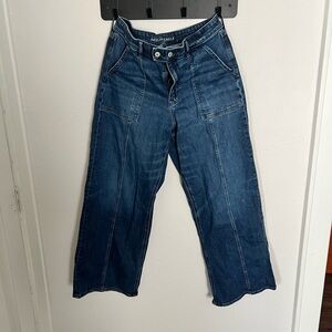 American Eagle Outfitters Dark Blue Flare Jeans